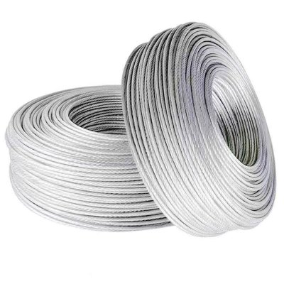 豫众诺 透明包塑镀锌钢丝绳 2mm 米