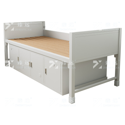 臻远 ZY4041801 单人床宿舍铁架床钢制组合单层床