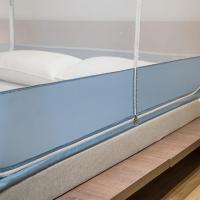 家柏饰(CORATED)加密加厚三开方顶坐床式蚊帐防摔1.5米1.8m家用1.2单人学生宿舍