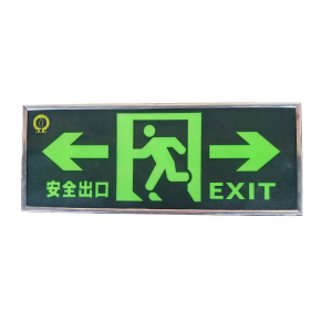 净瓶 安全出口疏散指示牌 双向 块