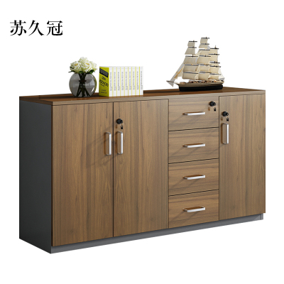 苏久冠办公室矮柜储物柜文件柜3门4抽屉