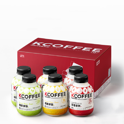 肯德基KCOFFEE摇摇拿铁精品速溶咖啡醇香提神即溶燕麦早餐咖啡粉膳食纤维燕麦拿铁6瓶