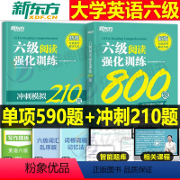 阅读+听力+翻译+写作 四本套装 [正版]备考2024年6月大学英语六级阅读强化专项训练800题cet6级考试听力理解翻