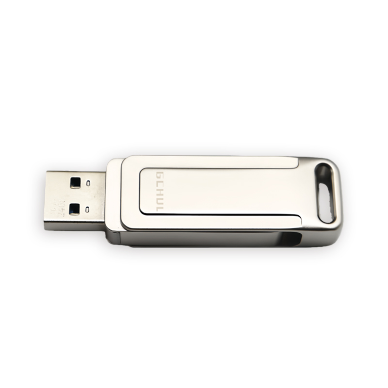 杰储(GCHUL) U130 旭日系列 32G USB3.1 防水防震高速U盘/优盘 (单位:个) 银色