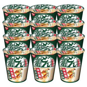 日清(Nissin)咚兵卫乌冬面泡面速食方便面早餐宵夜 油豆腐90g*12杯