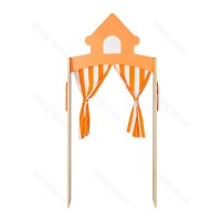 华森葳儿童家具 维也纳城堡入口-桔色