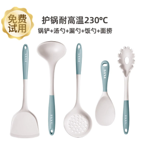 硅胶锅铲不粘锅专用炒菜铲子宝宝专用铲勺套装汤勺家用食品级8138P