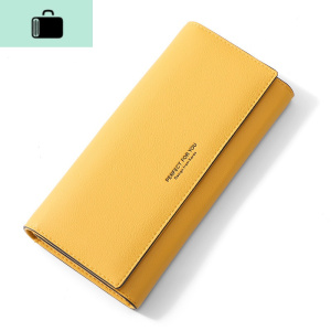 卡包色钱包手机包2020新款女士长款日韩版简约时尚搭扣女式NEW LAKE女手包