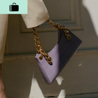 包包2020新款潮腋下包百搭法棍青蛙包小众粗链条单肩手提斜挎包女NEW LAKE女斜挎包