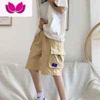 七斓美式工装短裤男夏季潮流大裤衩运动篮球休闲五分裤宽松潮牌裤子男