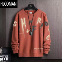 HLCOMAN男士2022中山上衣广州十三行t恤男长袖高端圆领长袖卫衣