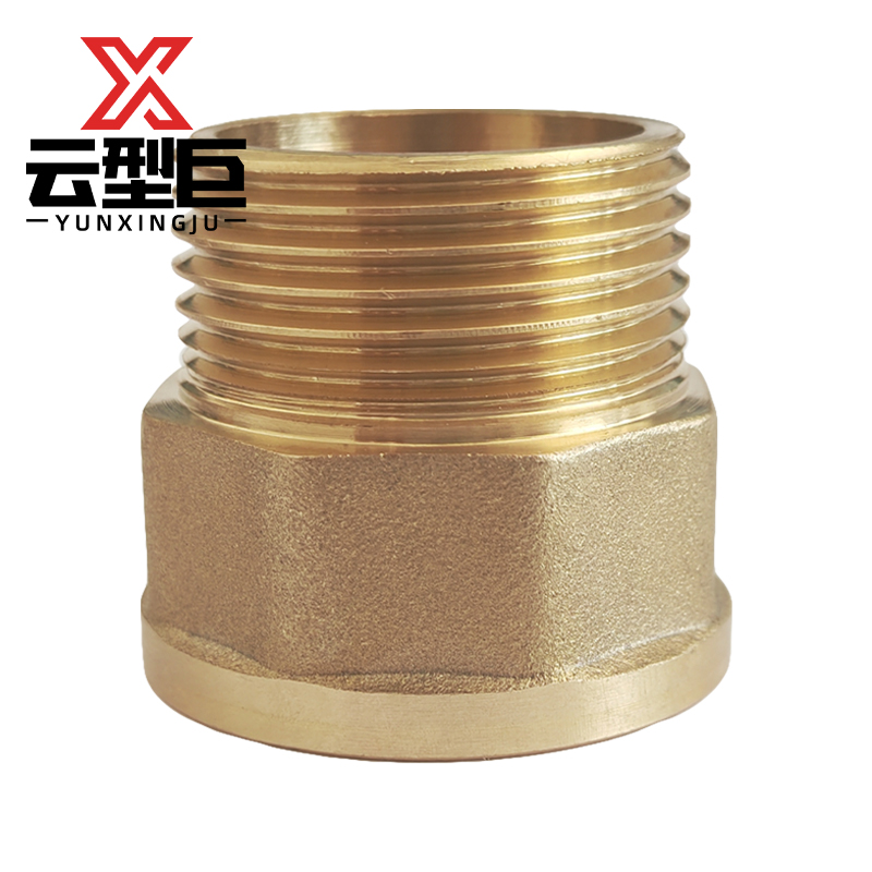 云型巨 铜内外丝直接 铜管件黄铜管件 DN25 个