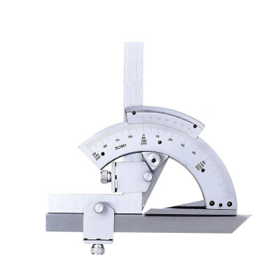 deli得力 DL7301万能角度尺0-320°(银)(把)