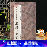 [正版]苏东坡行书集字唐诗一百首 收录苏轼行书 碑帖集字古诗词毛笔书法作品范本集临摹教程书籍 黄州寒食帖赤壁赋洞庭春色