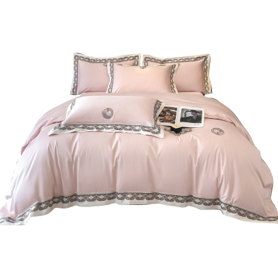 伊伊爱 100支时尚绣花款何蒙莎系列四件套