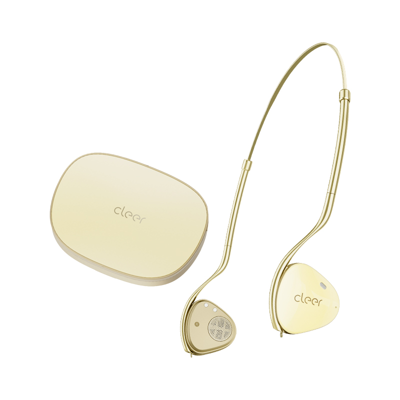 Cleer Clip 开放式头戴AI耳机 时尚版 金色