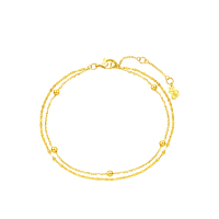 周大福17916系列简约几何22K金手链E126130精品