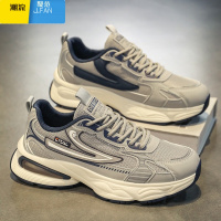 聚范男鞋2024新款夏季休闲网面透气运动跑步鞋青少年百搭增高老爹潮鞋