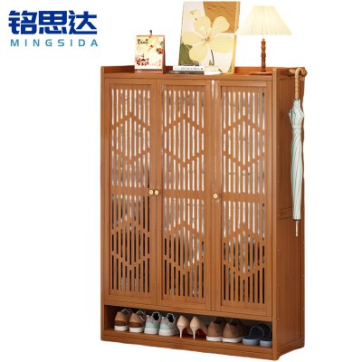 铭思达鞋柜三门9层个
