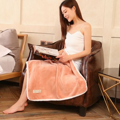 SleepyBear珊瑚绒儿童毛巾浴巾办公室空调午睡单人盖毯休闲小毛毯女盖腿毯子
