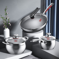 康巴赫畅享款套装(炒锅32cm+奶锅16cm+汤锅22cm)
